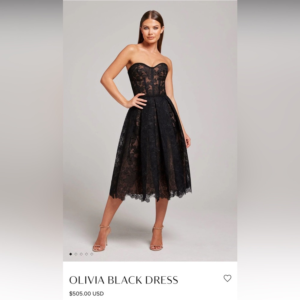 Nadine Merabi Olivia Black Dresss